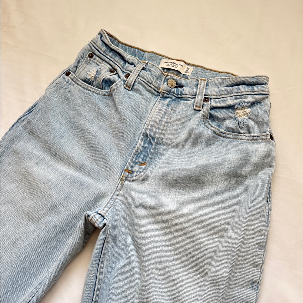 Abercrombie & Fitch Light Blue High Rise Jeans